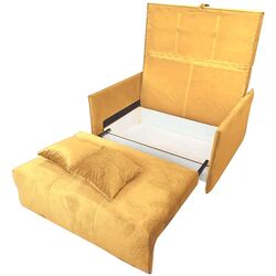 Fotoliu extensibil Tempo Kondela Alana (Mustard) Thumb