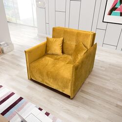 Fotoliu extensibil Tempo Kondela Alana (Mustard) Thumb