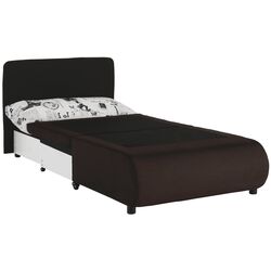 Fotoliu extensibil Tempo Kondela Keny New (Brown) Thumb