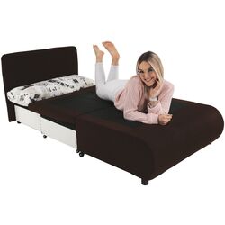 Fotoliu extensibil Tempo Kondela Keny New (Brown) Thumb