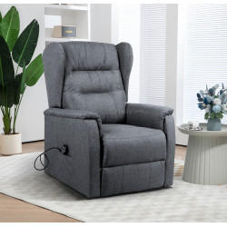 Fotoliu-recliner Tempo Kondela Douro (Light Gray)