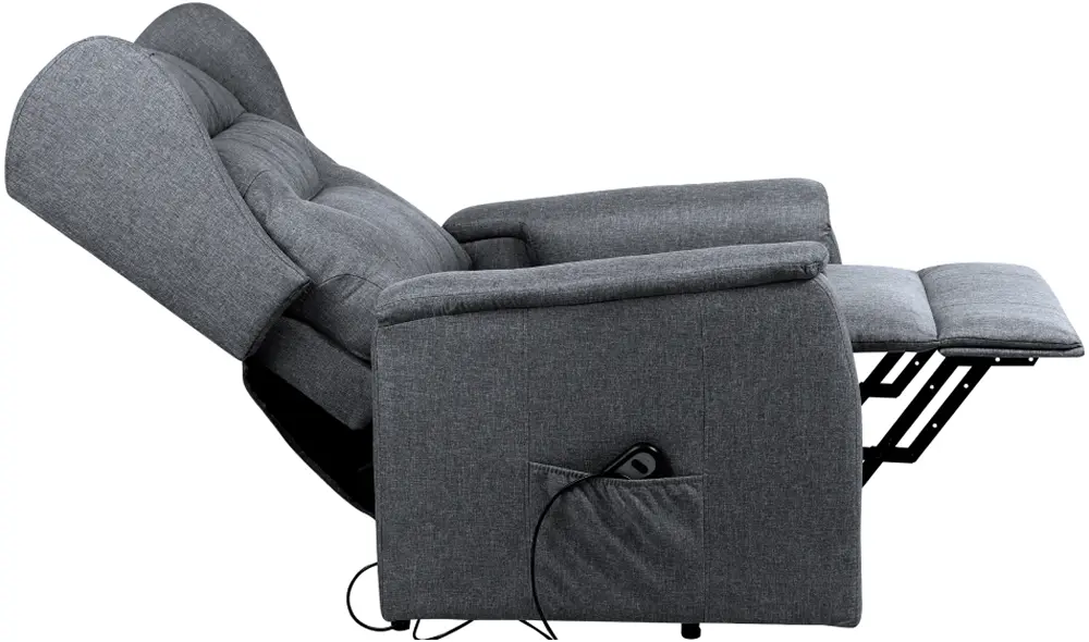 Fotoliu-recliner Tempo Kondela Douro (Light Gray)