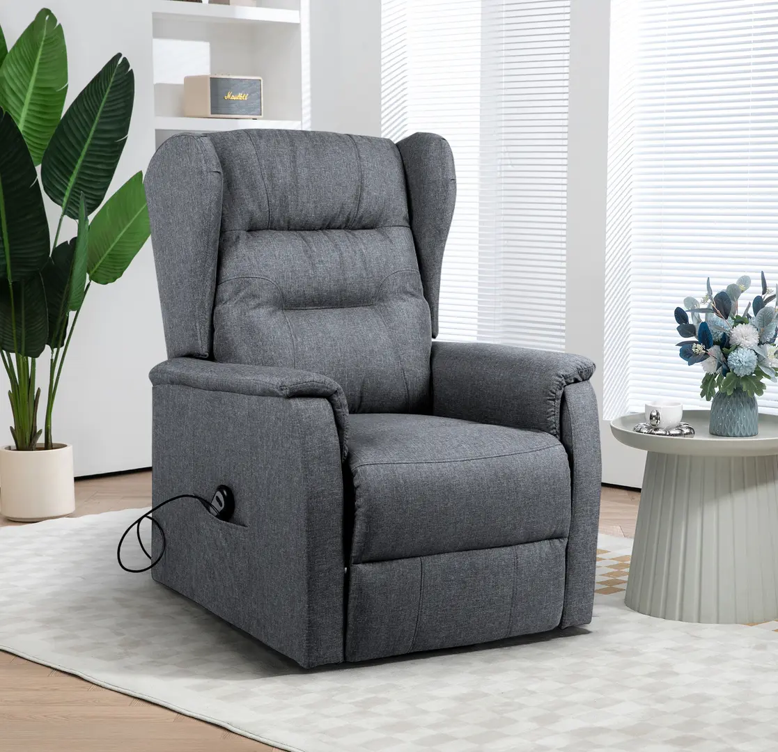 Fotoliu-recliner Tempo Kondela Douro (Light Gray)