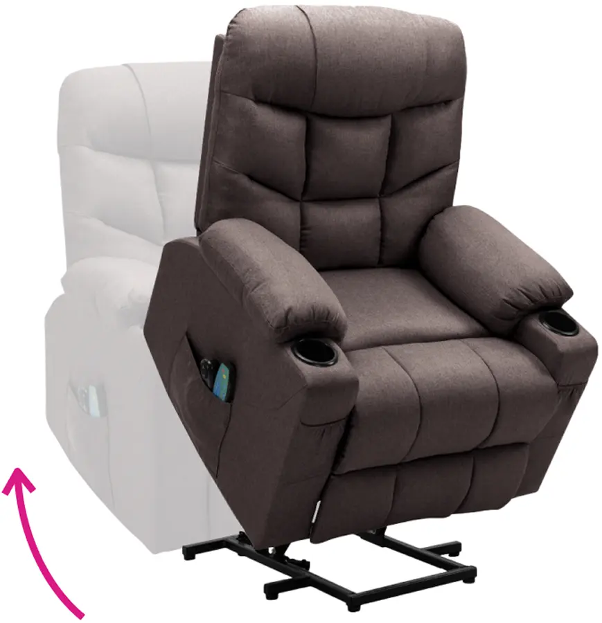 Fotoliu-recliner Tempo Kondela Hudson (Brown)