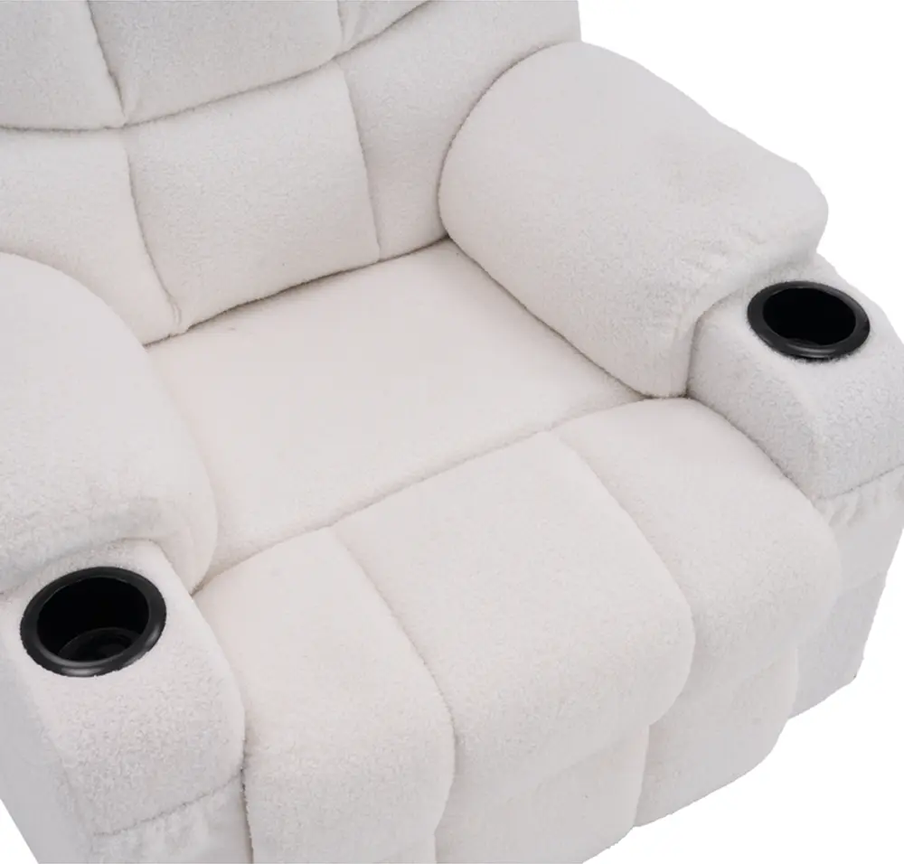 Fotoliu-recliner Tempo Kondela Hudson (White)