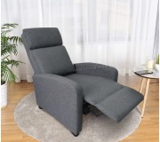 Fotoliu-recliner Tempo Kondela Kreso (Grey)