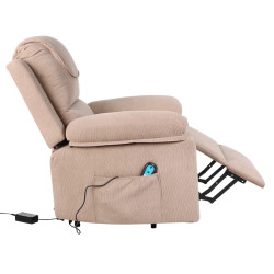 Fotoliu-recliner Tempo Kondela Liftelo (Brown) Thumb