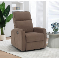 Fotoliu-recliner Tempo Kondela Mekenzi (Gray Brown)