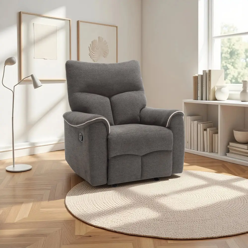 Fotoliu-recliner Tempo Kondela Nader (Brown/Beige)