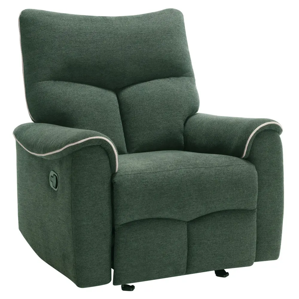 Fotoliu-recliner Tempo Kondela Nader (Green/Beige) - 2