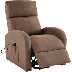 Кресло-реклайнер Tempo Kondela Neris (Light Brown) Thumb