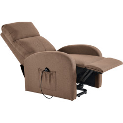 Кресло-реклайнер Tempo Kondela Neris (Light Brown) Thumb