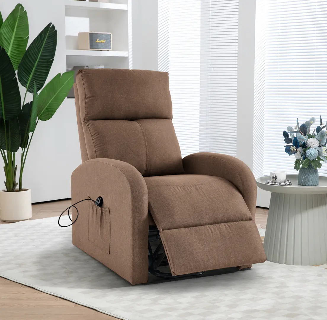 Кресло-реклайнер Tempo Kondela Neris (Light Brown)