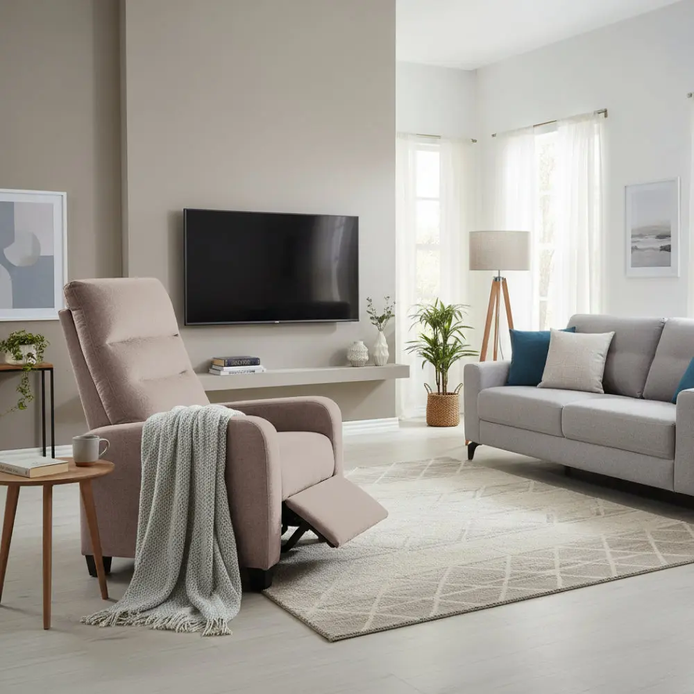 Fotoliu-recliner Tempo Kondela Turner NEW (Brown) - 12