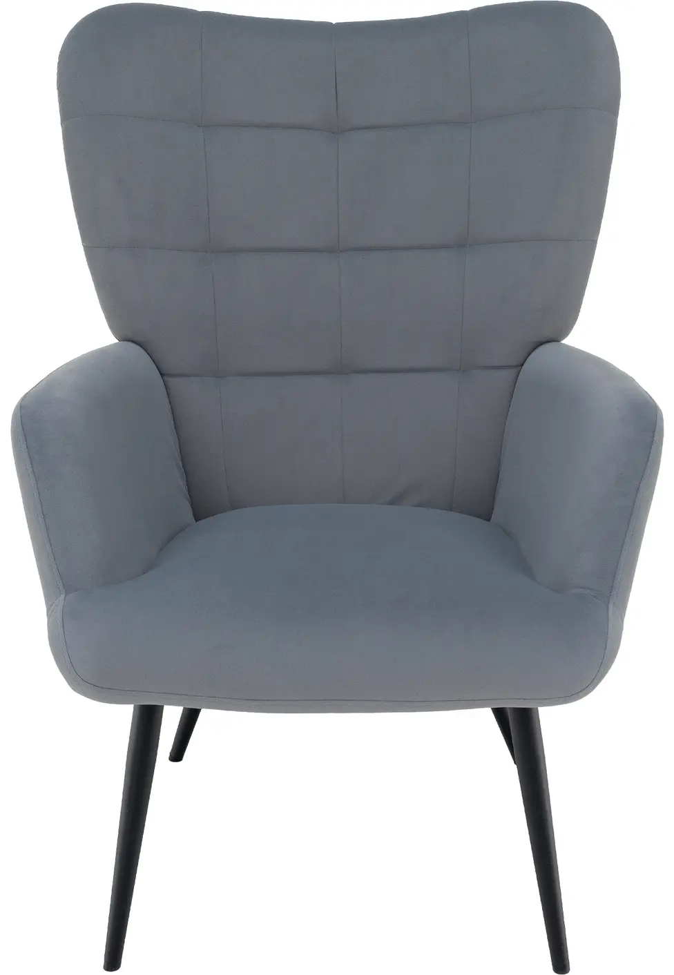 Кресло с подставкой для ног Tempo Kondela Haben (Gray/Black)