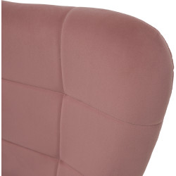 Кресло с подставкой для ног Tempo Kondela Haben (Pink/Grandson Oak) Thumb