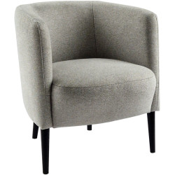 Fotoliu Tempo Kondela Alien (Light Gray/Black) Thumb