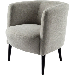 Fotoliu Tempo Kondela Alien (Light Gray/Black) Thumb