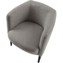 Fotoliu Tempo Kondela Alien (Light Gray/Black) Thumb