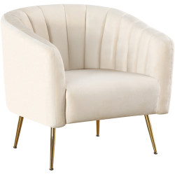 Fotoliu Tempo Kondela Bagy (Beige/Golden) Thumb