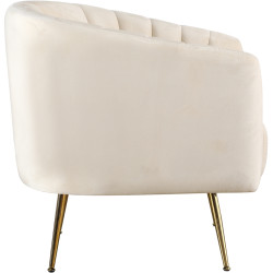 Fotoliu Tempo Kondela Bagy (Beige/Golden) Thumb