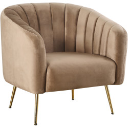 Кресло Tempo Kondela Bagy (Brown/Golden) Thumb