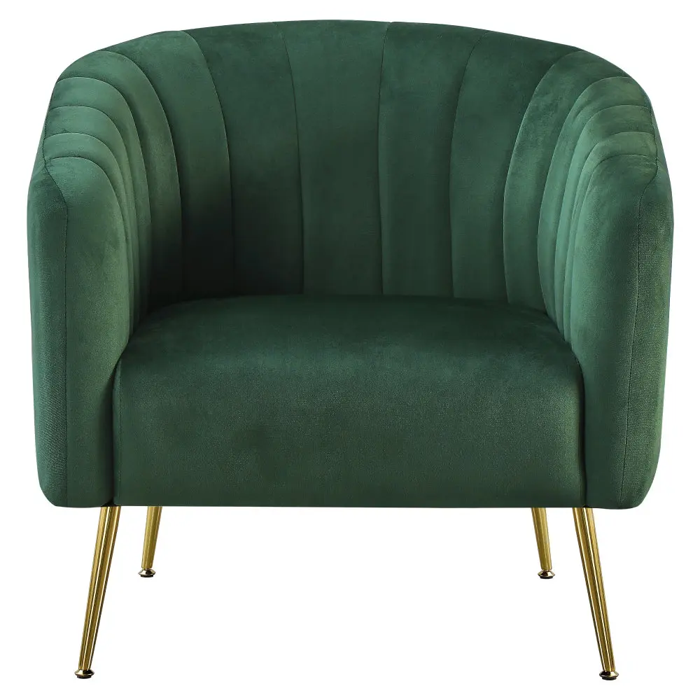 Fotoliu Tempo Kondela Bagy (Dark Green/Gold) - 3