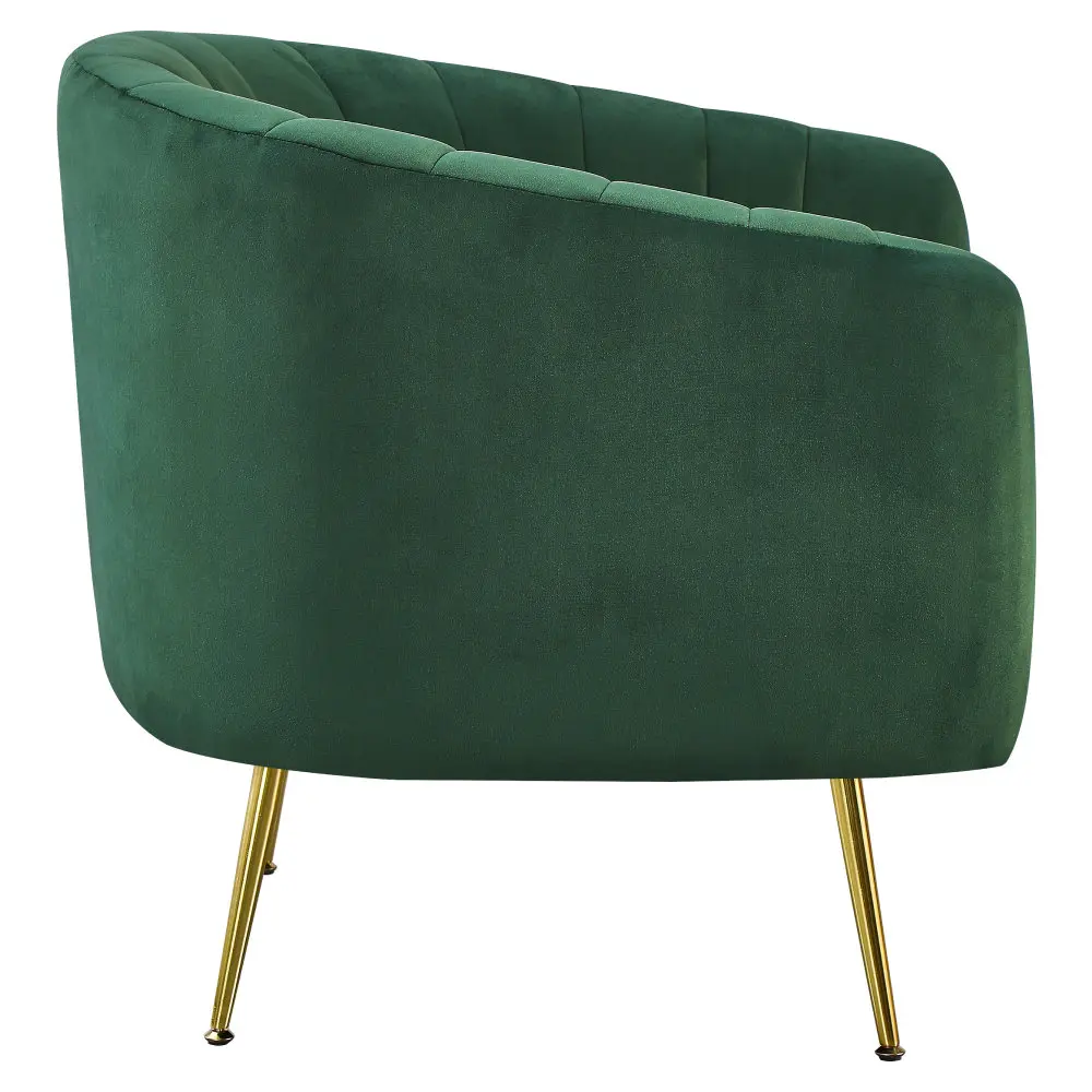 Fotoliu Tempo Kondela Bagy (Dark Green/Gold) - 4