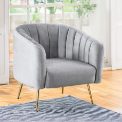 Fotoliu Tempo Kondela Bagy (Gray/Golden)