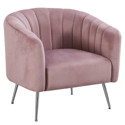 Fotoliu Tempo Kondela Bagy (Pink/Silver) Thumb