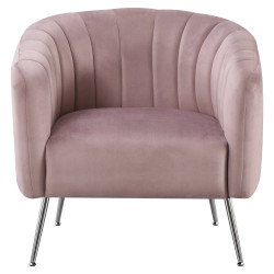 Fotoliu Tempo Kondela Bagy (Pink/Silver) Thumb