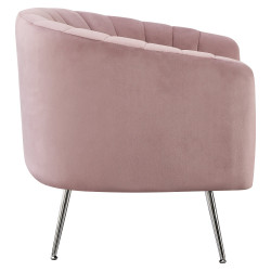 Fotoliu Tempo Kondela Bagy (Pink/Silver) Thumb