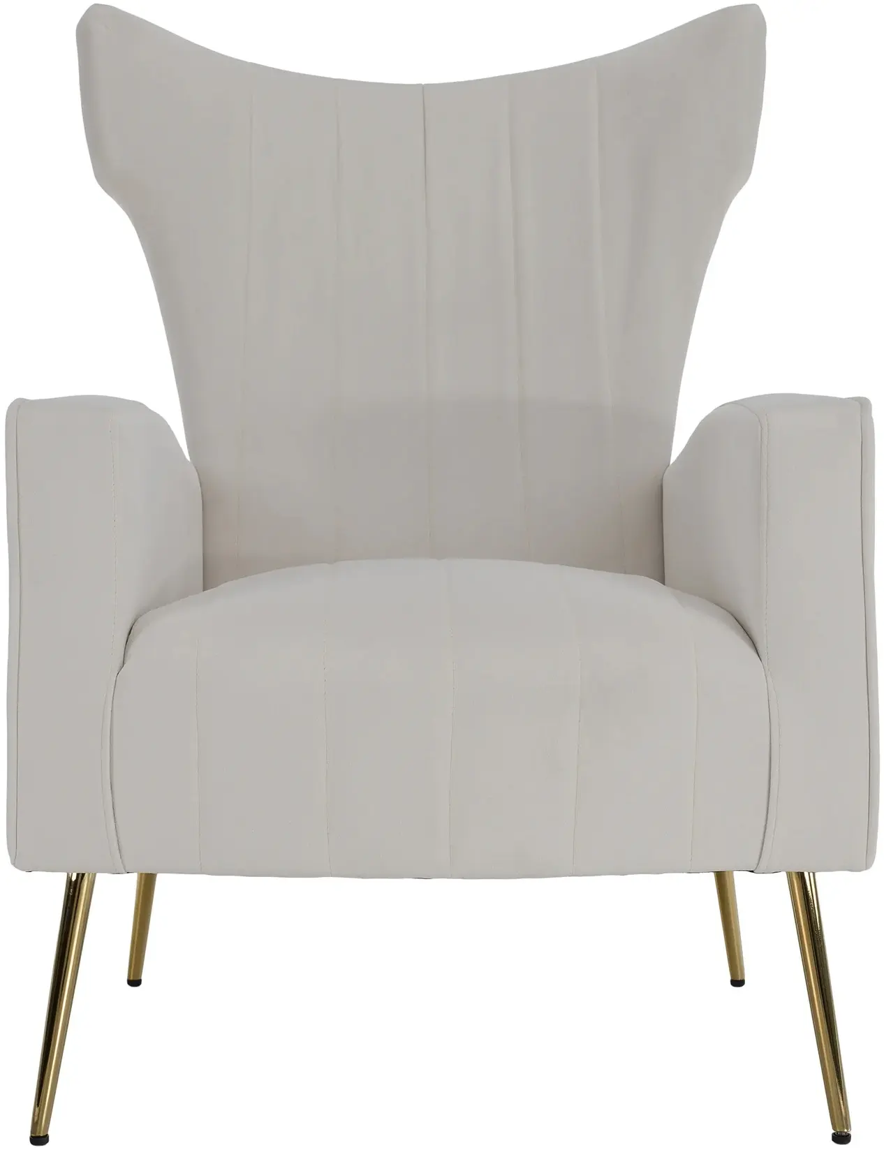 Кресло Tempo Kondela Baret Velvet (Beige) - 2