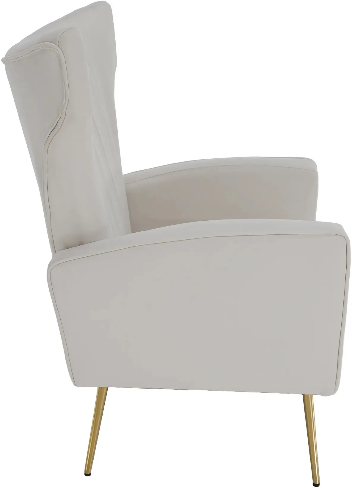 Кресло Tempo Kondela Baret Velvet (Beige) - 4