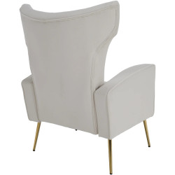 Кресло Tempo Kondela Baret Velvet (Beige) Thumb