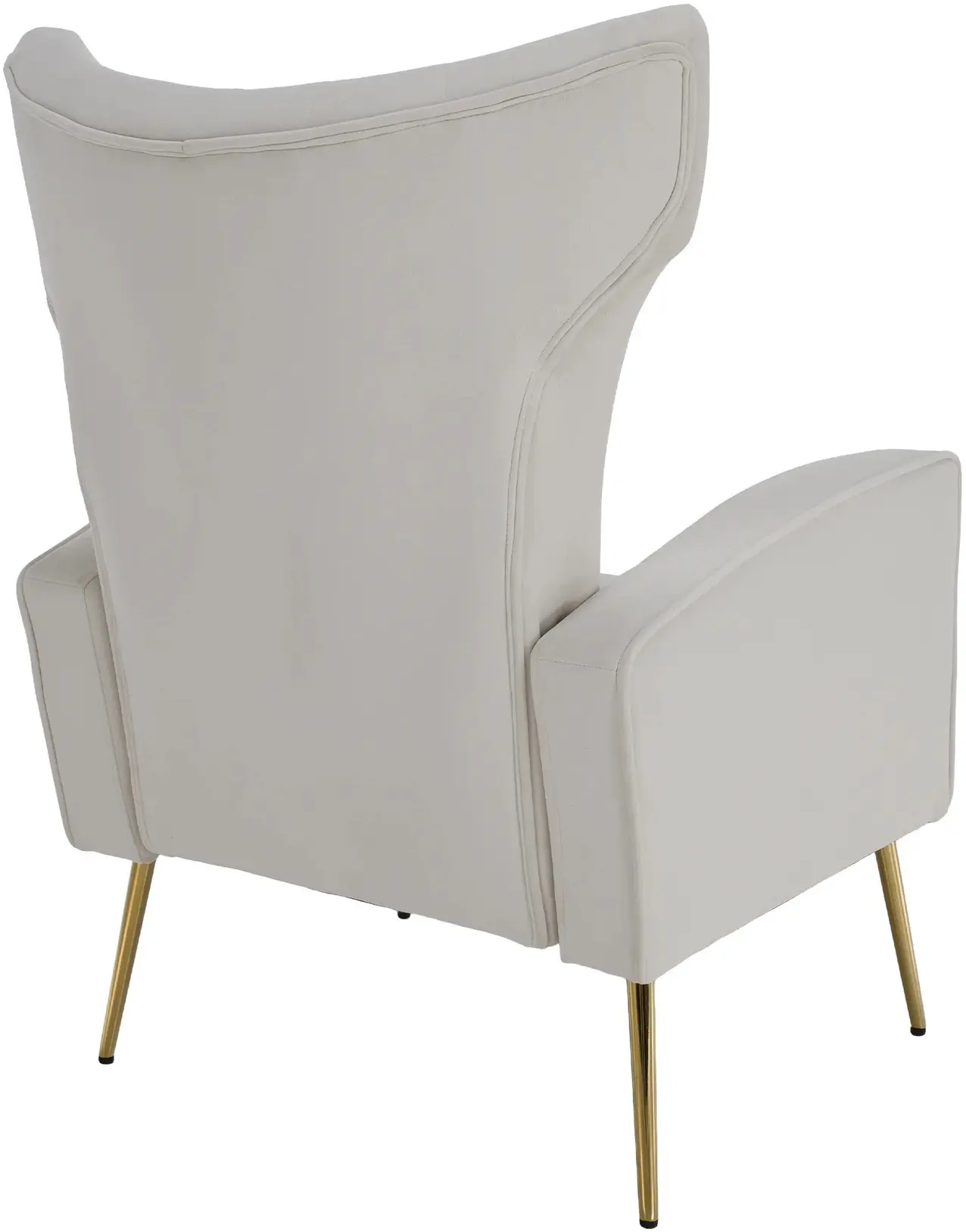 Кресло Tempo Kondela Baret Velvet (Beige) - 5