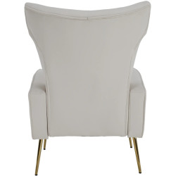 Кресло Tempo Kondela Baret Velvet (Beige) Thumb