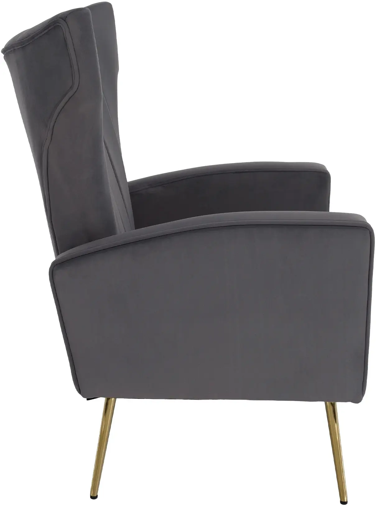 Кресло Tempo Kondela Baret Velvet (Grey) - 4
