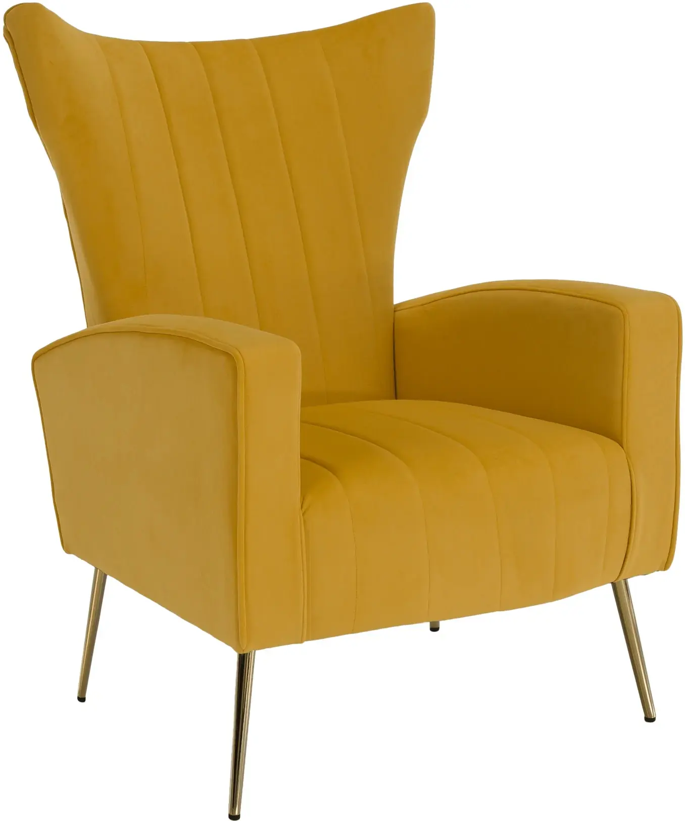 Кресло Tempo Kondela Baret Velvet (Yellow) - 2