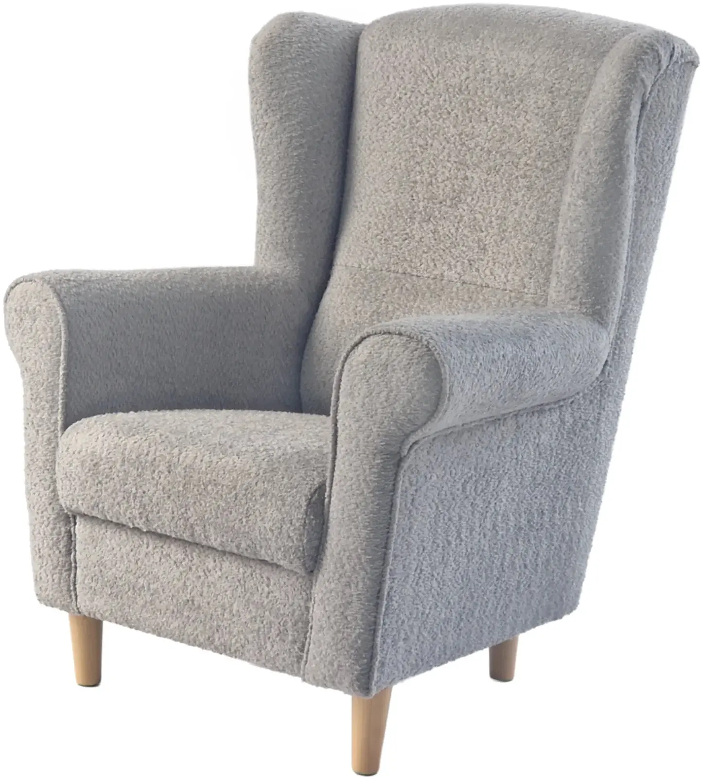 Fotoliu Tempo Kondela Charlot Coral Boucle 75 (Grey) - 3