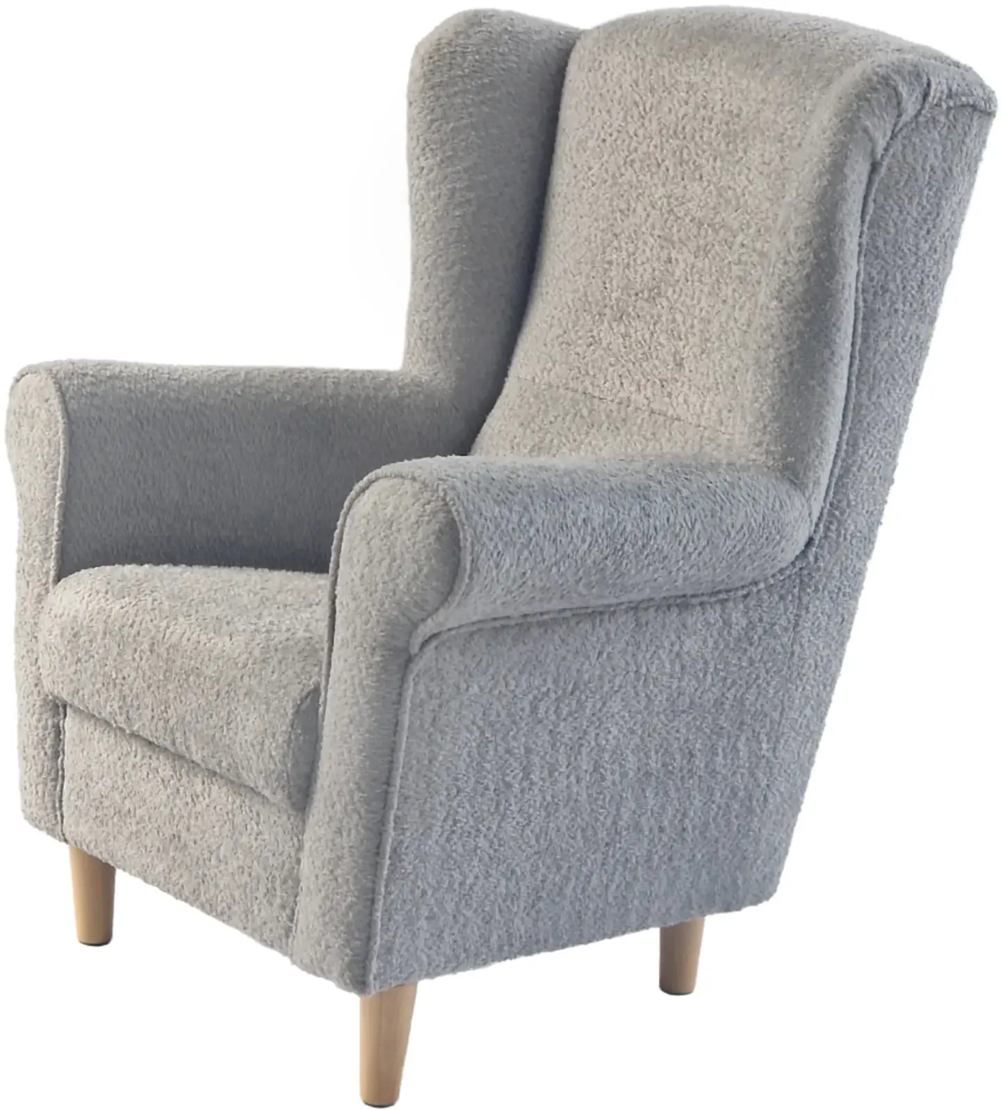 Fotoliu Tempo Kondela Charlot Coral Boucle 75 (Grey) - 4