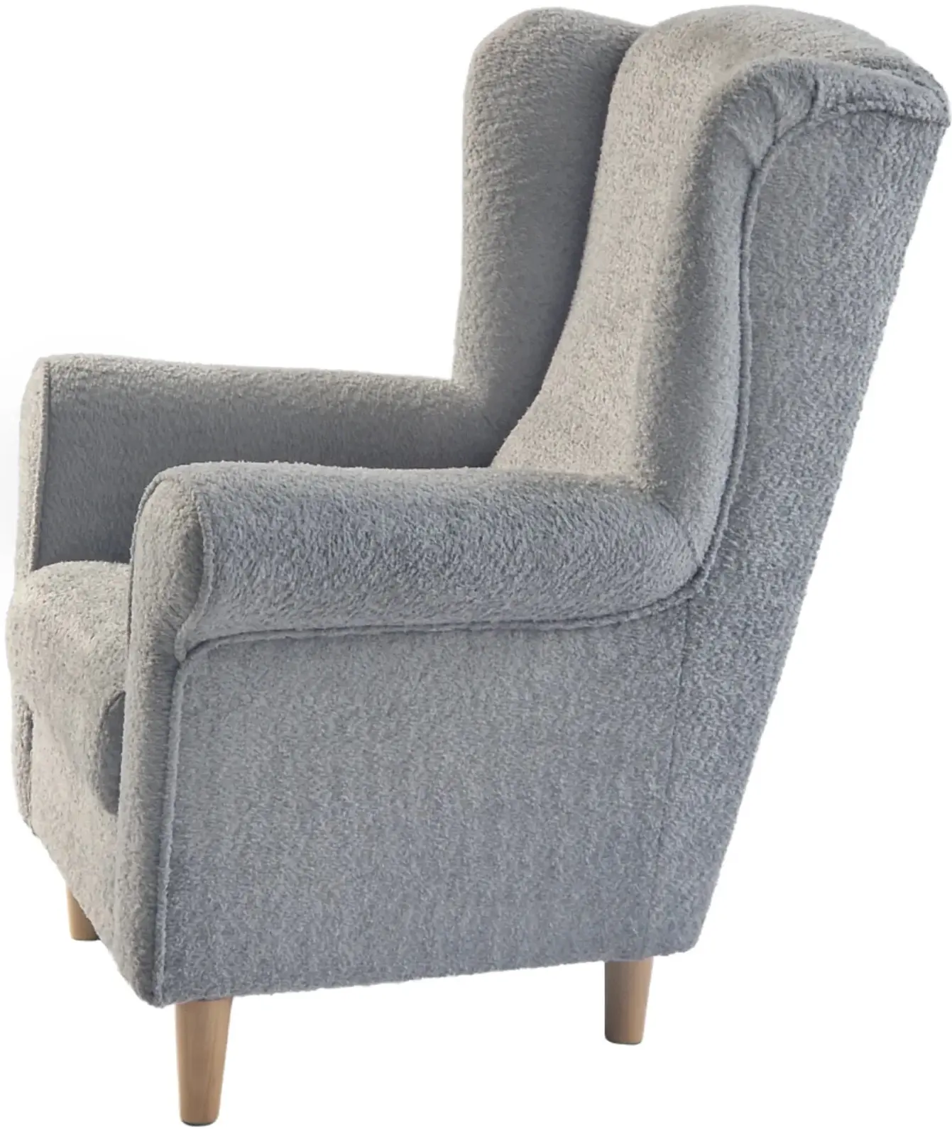 Fotoliu Tempo Kondela Charlot Coral Boucle 75 (Grey) - 5