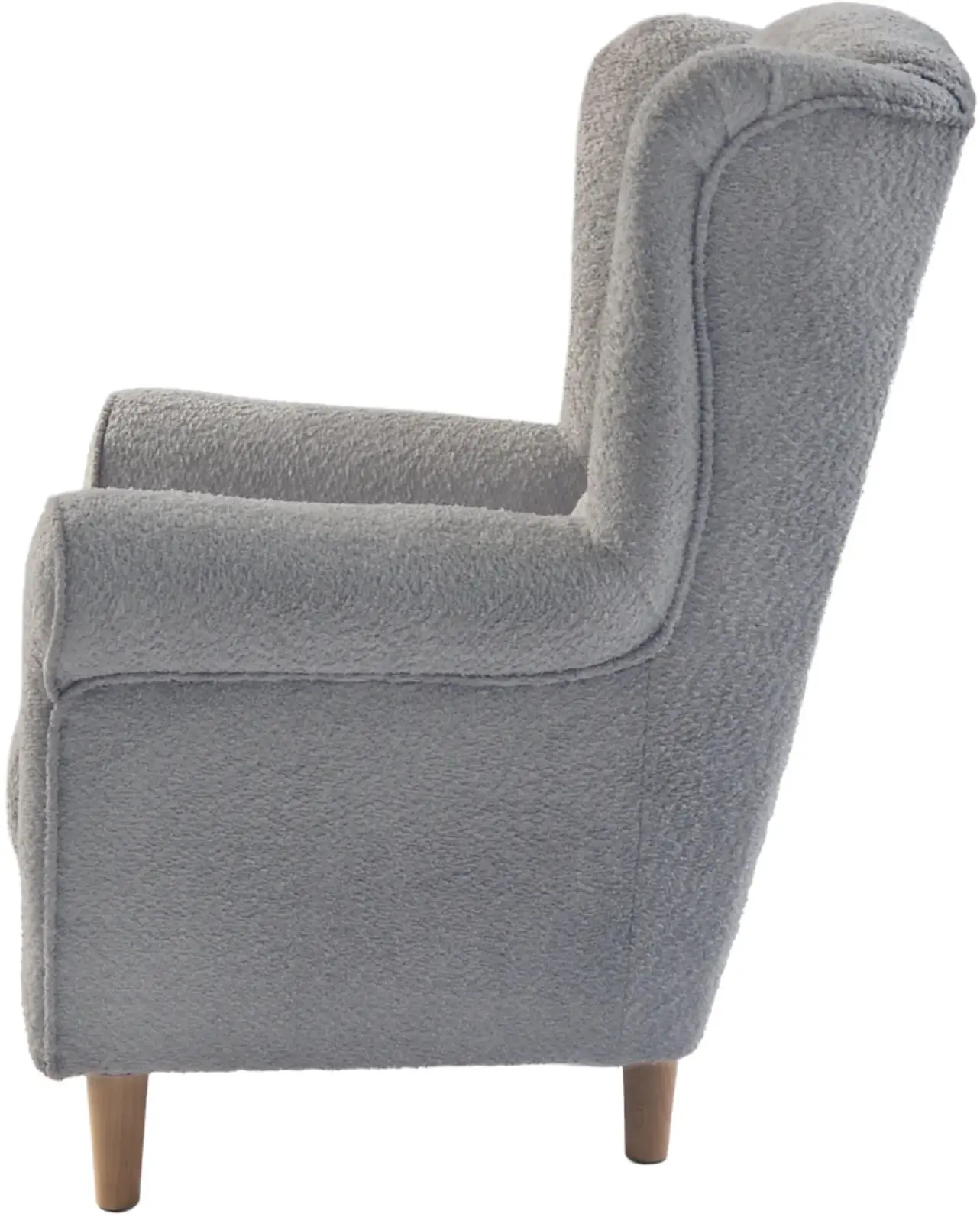 Fotoliu Tempo Kondela Charlot Coral Boucle 75 (Grey) - 6