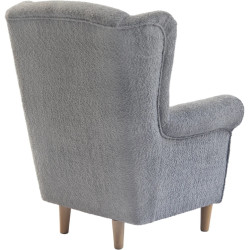 Fotoliu Tempo Kondela Charlot Coral Boucle 75 (Grey) Thumb