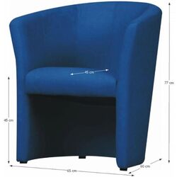Fotoliu Tempo Kondela Cuba (Blue) Thumb