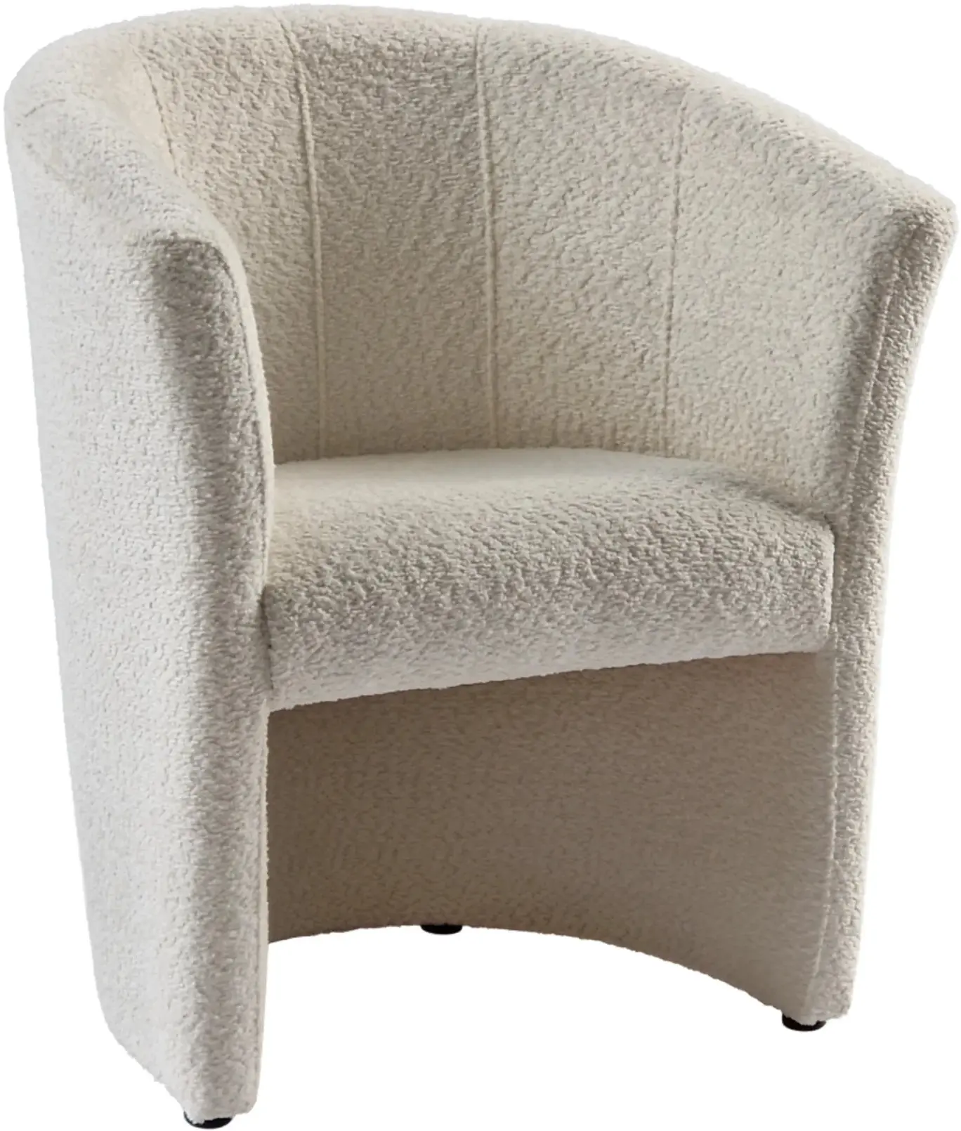 Fotoliu Tempo Kondela Cuba Coral Boucle 15 (Cream) - 2
