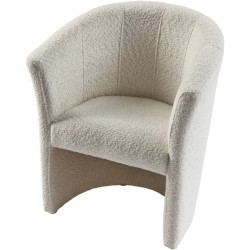 Fotoliu Tempo Kondela Cuba Coral Boucle 15 (Cream) Thumb