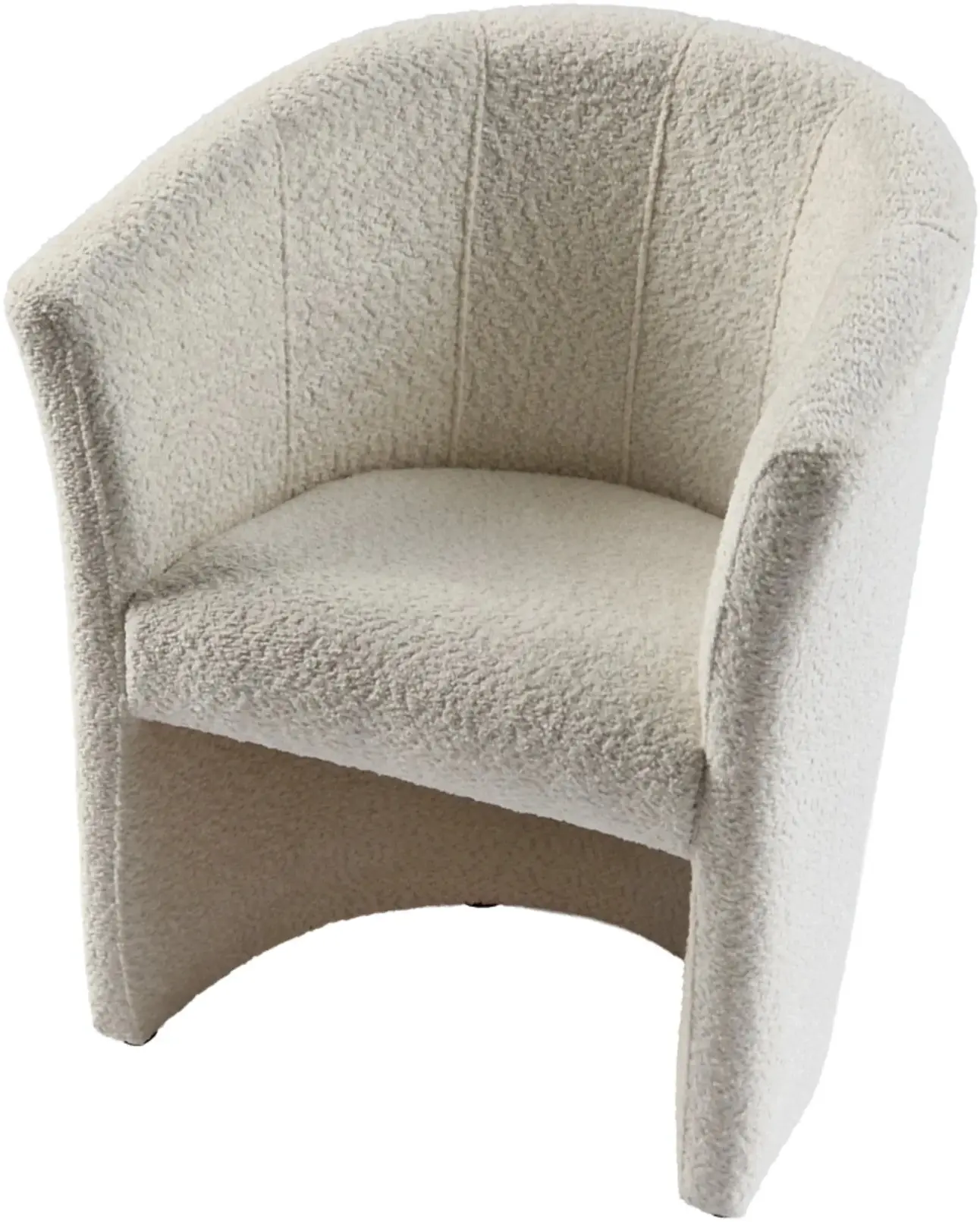 Fotoliu Tempo Kondela Cuba Coral Boucle 15 (Cream) - 3