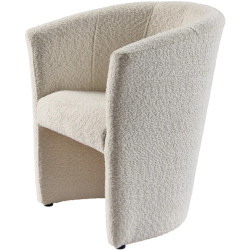 Fotoliu Tempo Kondela Cuba Coral Boucle 15 (Cream) Thumb