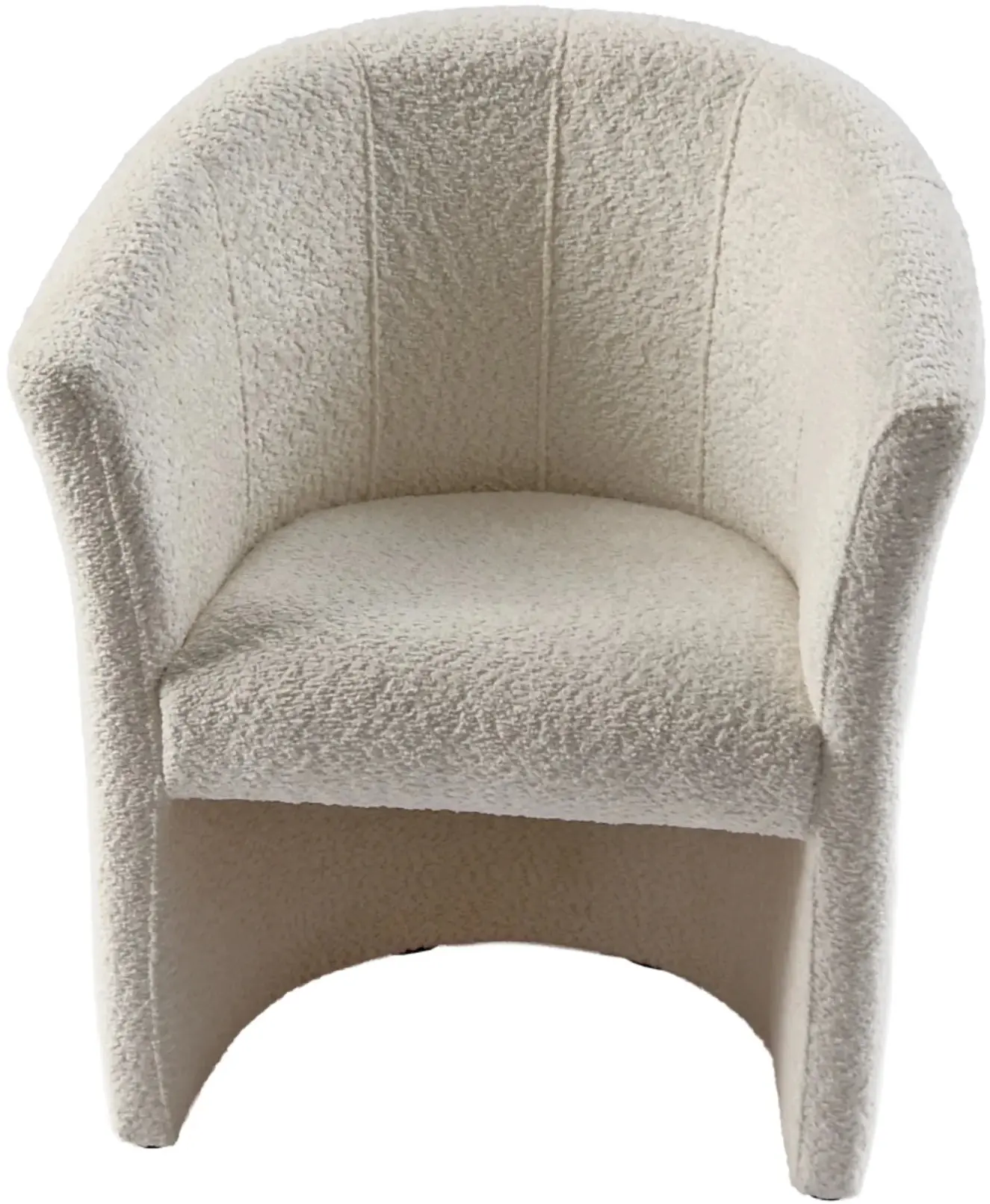 Fotoliu Tempo Kondela Cuba Coral Boucle 15 (Cream) - 6